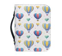 Kuiaobaty Watercolor Forest Pattern Bible Case Organizer,Rainbow Forests Painting Carrying Book Case Church Bag Bible Protective with Inside Pocket
