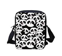 Kuiaobaty Women Crossbody Bag Cute Panda Print Small Messenger Bag for School Girl Casual Totebags Phone Pouch