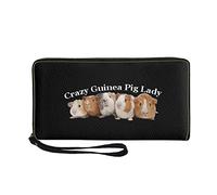 Kuiaobaty Women Zip Around Long Wallet 3D Guinea Pig Print Coin Purse for Girl Wristlet Long Purse Cellphone Case