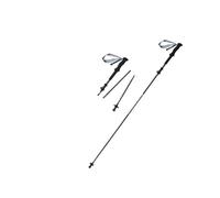 KUIBAFN Trekking Pole 5-Section Trekking Pole Carbon Fiber Aluminum Alloy Folding Light Walking Stick Hiking Climbing Stick(Black-Large)