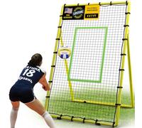 KuiBonu Adjustable Volleyball Rebounder Net 7x4 ft, Volleyball Net for Backyard with 5 Rebound Angles, Durable & Portable Volleyball Training Equipment for Improving Volleyball Skills