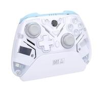 KUIDAMOS 2.4G Wireless Gaming Controller with Hall Trigger and RGB Light for PC Gaming Experience (White)