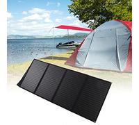 KUIDAMOS 200W Solar Panel Charger Portable Foldable Solar Power Supply for Camping Outdoor Use Monocrystalline Silicon
