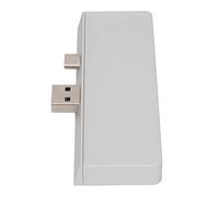 KUIDAMOS 5 in 2 USB C Hub Multiport Adapter with 4K Output and Dual USB3.0 for Pro 7, Slim Aluminum Construction for On-the-Go (Silver)