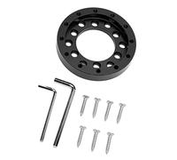 KUIDAMOS 70mm Steering Wheel Adapter Plate Professional for Racing Gaming Aluminum Alloy Easy Install Kit