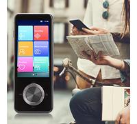 KUIDAMOS Advanced Multilanguage Translator Supporting 137 Languages for Online Multi-person Translation, for Language Enthusiasts, Aluminium Alloy/Gray (Gray)