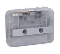 KUIDAMOS Bluetooth Cassette Player Retro Compact Design Stereo Auto Reverse for Music Lovers ABS Material (Transparent)