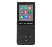 KUIDAMOS Bluetooth MP3 MP4 Player Super Thin Music Player with 1.8 Inch Color Screen for Music Lovers Portable 128GB Expandable Memory (Black)