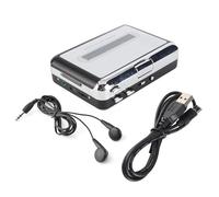 KUIDAMOS Cassette Converter Portable USB MP3 Music Player for Old Tapes, Plug and Play for Easy Transfer, Headphones for Listening on the Go