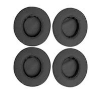KUIDAMOS Comfortable Ear Pads for X Headset Replacement Cushions 4Pcs Soft Protein Leather Memory Foam for Long Listening Sessions (Black)
