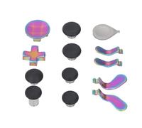 KUIDAMOS Complete Component Pack for Series 2 Game Controller with Colorful Accessories for Gamers 6 Thumbsticks 4 Paddles 2 D Pads