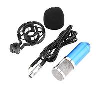 KUIDAMOS Condenser Microphone Professional Studio Recording Mic with Shock Mount for Voice-Over and Broadcasting 6.50 X 1.85inch
