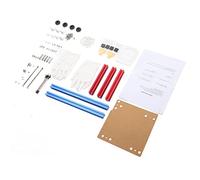 KUIDAMOS DIY ITX Computer Open Case Bracket Aluminum Alloy with Good Heat Dissipation for Gaming and Home Use 1 Unit (Blue Red)