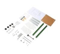 KUIDAMOS DIY ITX Computer Open Case Bracket Aluminum Alloy with Good Heat Dissipation for Gaming and Home Use 1 Unit (Green Silver)