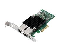 KUIDAMOS High-Speed 2-Port Gigabit LAN Card for X550-T2 Adapters, Supports 10Gbps Ethernet Connections, Ideal for Servers and Industrial Computers, PCI Express 3.0