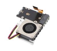 KUIDAMOS High Speed PCIe to M.2 Adapter Board with Fan and Heat Sink for Pi 5 Efficient NVMe SSD Connection