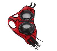 KUIDAMOS Horse Goggles Red Durable Wind Proof Sand Proof Eye Cover for Horse Racing Equipment 1 Unit