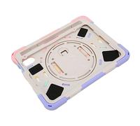 KUIDAMOS IOS Mini 6 Tablet Protective Case with Hybrid 3 Layer Design and Hand Strap, Ideal for On-the-Go Use, Durable Silicone and PC Construction (Dazzling Pink)