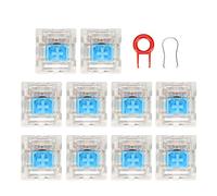 KUIDAMOS Keyboard Switches Blue Exquisite Structure for Replacement Mechanical Switches Set of 10 for DIY Enthusiasts (#2)