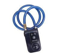 KUIDAMOS Keyless Bluetooth Motorcycle Lock with Alarm for Anti-Theft Security Durable IP44 Water Resistant Lock for Motorcycles (Blue)
