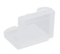 KUIDAMOS Lightweight Battery Protective Storage Box for 9 Sports Camera Battery, Keeps Batteries Organized and Dry, White Plastic Material for Easy Carry, Fits for Outdoor Enthusiasts