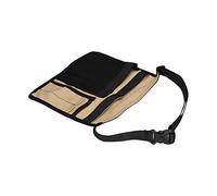 KUIDAMOS Lightweight Tool Waist Bag Durable Multi-Pocket Pouch for Gardening and Outdoor Tasks (Black+Khaki)