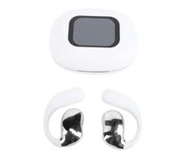 KUIDAMOS Open Earbuds Wireless Bluetooth Noise Cancelling High Fidelity Headphones for Music Lovers PC and ABS 2 Units (White)