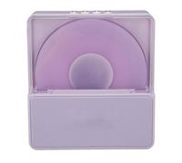 KUIDAMOS Retro Bluetooth Speaker with Night Light and Stereo Sound for Bedroom, Stylish Design ABS Material, 2000mAh Battery, (Purple)
