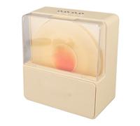 KUIDAMOS Retro Bluetooth Speaker with Night Light and Stereo Sound for Bedroom, Stylish Design ABS Material, 2000mAh Battery, (Yellow)