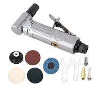 KUIDAMOS Right Angle Die Grinder Tungsten Steel Internal Parts 20000RPM Motor for High Precision Work, Safe Operation Pneumatic Grinder Set for Workshop and Garage, 1/4in 1/8in