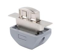 KUIDAMOS RV Keyless Push Cabinet Latch Modern Design for Motorhome, Caravan for RV Yachts, Keyless Cupboard Locks Zinc Alloy (Brushed Ni)