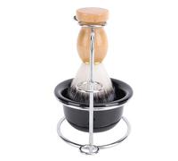 KUIDAMOS Shaving Brush Set Stylish Ergonomic Handle Effective Lathering for Men's Grooming on the Go