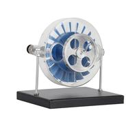 KUIDAMOS Single Stage Steam Turbine Model Science Toy for Physics Demonstration in Middle School Classroom - Durable Aluminum Alloy and Plastic, 12.5x10x12cm