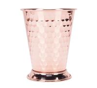 KUIDAMOS Stainless Steel Elegant Cocktail Julep Cup 400ml Mint Metal Drinking Cup for Horse Racing Party Bar Home for Bartenders (Type 1)