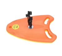 KUIDAMOS Swim Kickboard with Adjustable Phone Holder, Durable EVA Foam Floating Board for Water Activities, Ideal for Experienced Swimmers and Action Cameras, Size 17.13x12.6x1.42in (Orange)