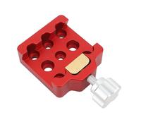 KUIDAMOS Telescope Dovetail Clamp Sturdy Aluminum Alloy Mount Base for Telescopes and Cameras, 8 Holes, Multifunctional for Astronomy Enthusiasts