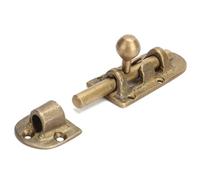 KUIDAMOS Vintage Brass Door Latch Rustic Sliding Lock for Gates and Wooden Doors, Durable Security Lock for Home Protection
