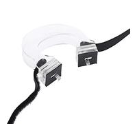 KUIDAMOS Violin Bow Corrector, Transparent Bowing Guide, Strap for 1/8-1/4, 1/2-4/4 Violins, Self-Bowing Practice Tool, Fastening Closure Easy Mount Take Down Design (for