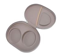 KUIDAMOS Wireless Hard Shell Headphones Case Shockproof PU Leather EVA Travel Bag for QC Wireless Headphones (Gray)