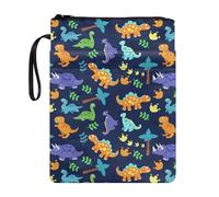 KUIFORTI Kids Book Sleeve Cover Cute Animal Dinosaur Book Covers for Hardcover Paperbacks,Boys Girls Booksleeve Pouches Bible Cover Reading Accessories Gift for Students Women Readers