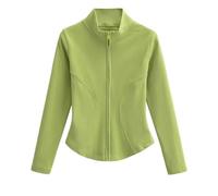 KUIH Ladies Jacket Zip Up Micro Fleece Jacket Ladies Fleece Top Polar Fleece Pullover Casual Long Sleeve Jacket Outwear Lightweight Warm Full Zip Coat Sportwear Outdoor Zipper Sweatshirt