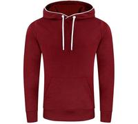 KUIH Men's Hoodies Classic Long Sleeve Sweatshirt Drawstring Pullover Hoodies Casual Loose Hoody Top Lightweight Plain Sweater Jumper Solid Color Warm Jumpers Golf Sweater Work Wear Office Daily Wear