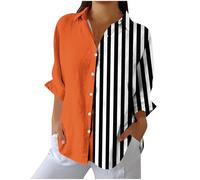 KUIH Womens Blouses Long Sleeve Button Down Shirts Open Front Dressy Floral Printed Blouses Business Casual Work Tops Point Collar Floral T-Shirts Summer Spring Tunic Tops for Women Plus Size S-3XL