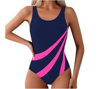 KUIH Women's One-Piece Swimsuits, One Piece Swimsuits for Women Swimwear with Bra Support Ladies Swimming Costumes Tummy Control Bathing Suit Sports Swimming Costume Full Coverage