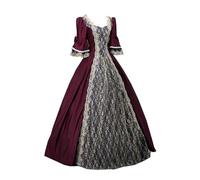 KUIH Women's Victorian Rococo Dress Ball Gown Prom Dress Marie Antoinette Royal Queen Costume Renaissance Costume 18th Century Victorian Bustle Evening Dress Halloween Costumes Masquerade Dresses