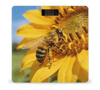 Kuijian Bee Language Smart Body Weight, Highly Accurate Digital Weighing Scale with Large LCD Display, Durable Weight Scale for Home Use, Measures Weight Up to 400 Lb/180kg