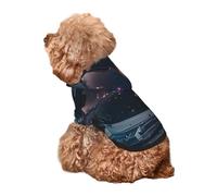 Kuilepa Astronaut Helmet Reflections Print Dog Hoodie Security Dog Sweater Dog Clothes Dog Hoodie Sweatshirt for Small Medium Large Dogs (Xs-XXL)