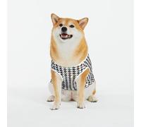 Kuilepa Black and White Houndstooth Print Dog Sweater Pullover Cold Weather Vest for Dogs Dog Sweatshirt Dog Jacket for Indoor and Outdoor Use
