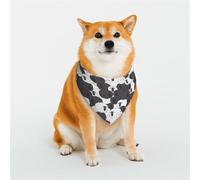 Kuilepa Black and White Sheeps Print Dog Bandana Birthday Gift Washable Bandana Scarf for Small to Large Dog Puppy Cat-Small