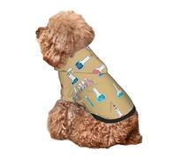 Kuilepa Chemistry Class Print Dog Hoodie Security Dog Sweater Dog Clothes Dog Hoodie Sweatshirt for Small Medium Large Dogs (Xs-XXL)